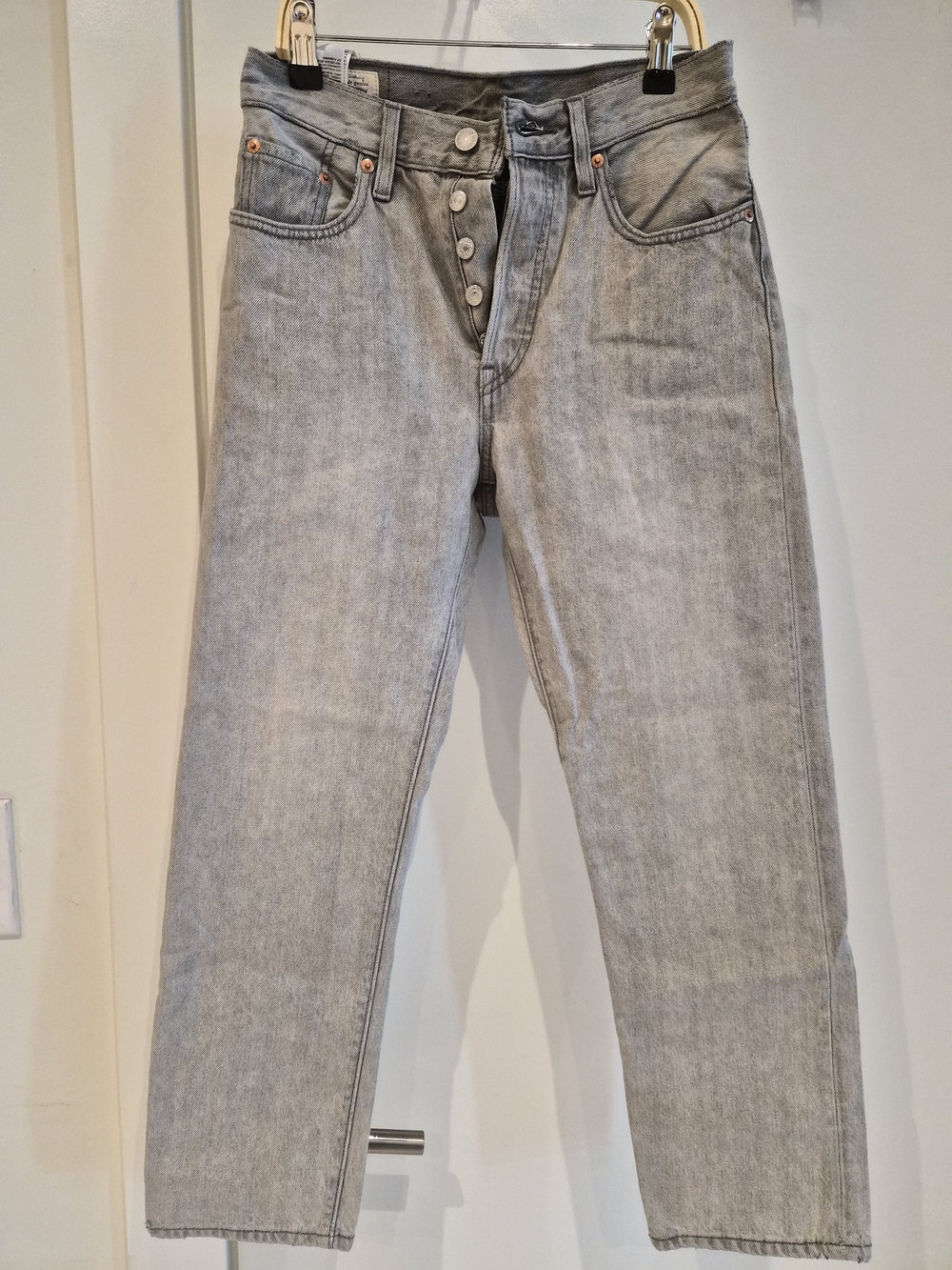 BNWOT Levi's 501 Premium Grey Jeans